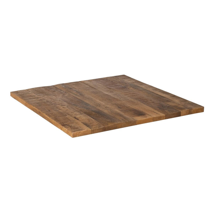 Table top Pătrat Bej Lemn de mango 80 x 80 x 3 cm