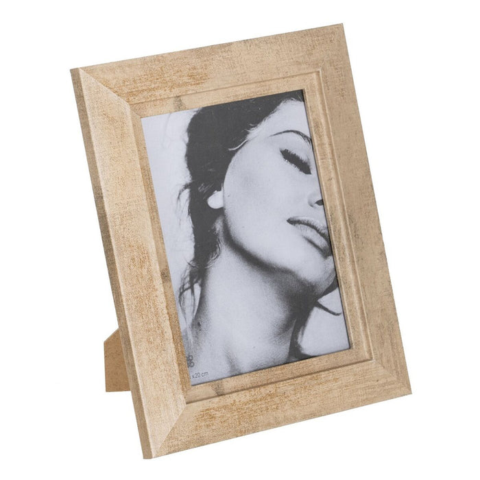 Ramă Foto Bej Lemn Geam 21,5 x 26,5 cm