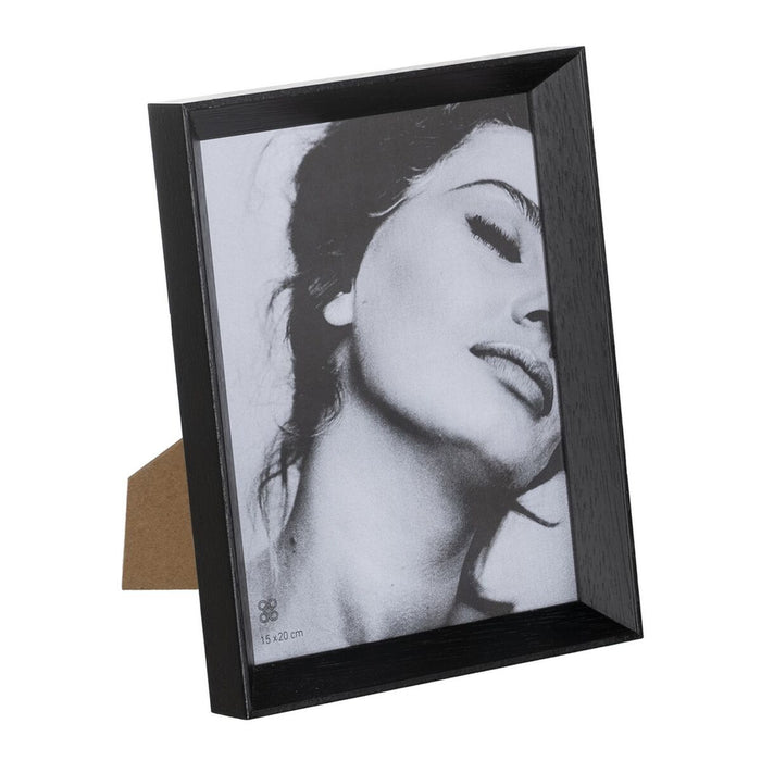Ramă Foto Negru Lemn Geam 17 x 2,5 x 22 cm