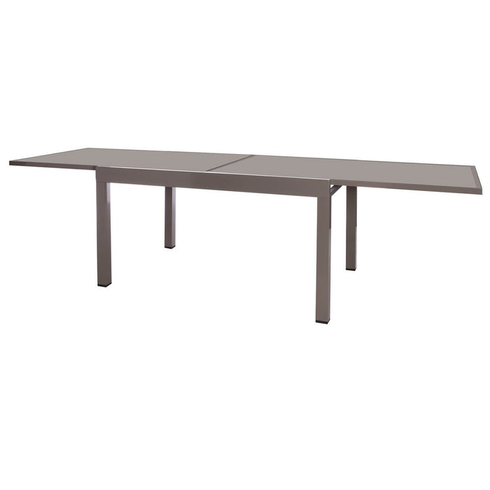 Masă de Sufragerie Stella Aluminiu Sticlă Temperată 135 x 90 x 74 cm