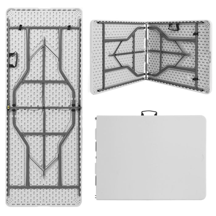 Masă Pliabilă Alb Polietilenă HDPE 120 x 60 x 74 cm