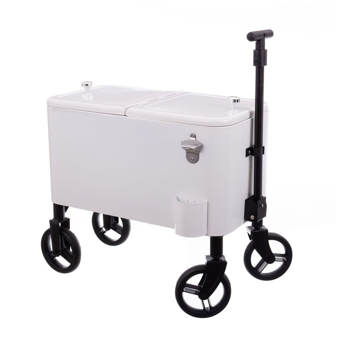 Frigider Portabil Fresh Alb Metal Oțel polipropilenă 66 x 35 x 60 cm