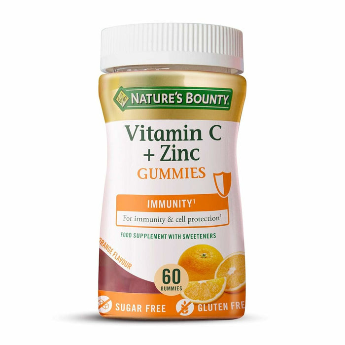 Supliment Alimentar Nature's Bounty Gingii Vitamina C Zinc Portocaliu 60 Unități
