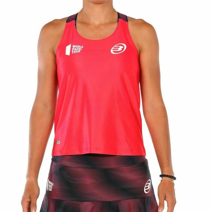Tricou cu Bretele Damă Bullpadel Revenga Roșu