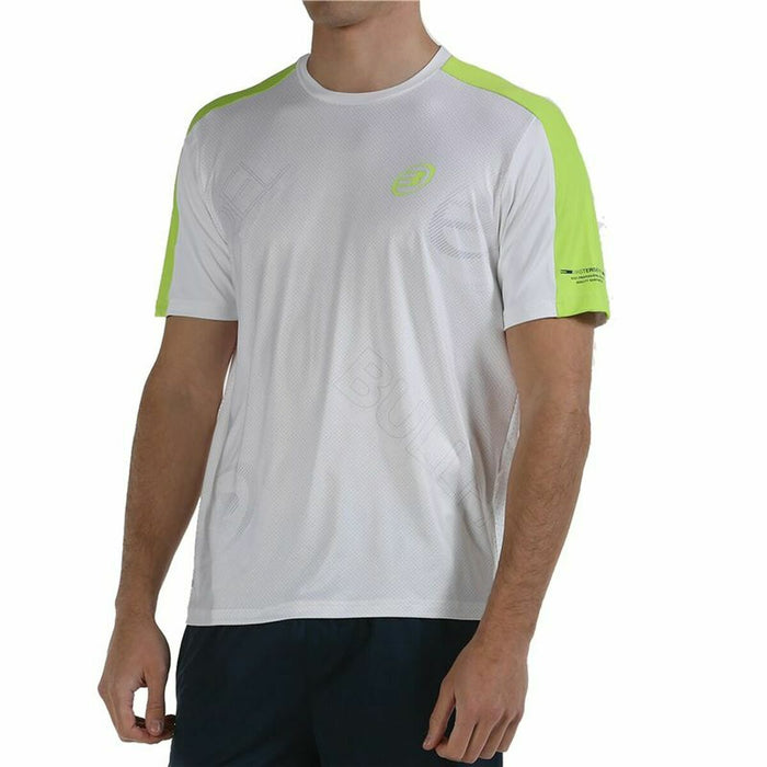 Tricou cu Mânecă Scurtă Bărbați Bullpadel Alb Bărbați