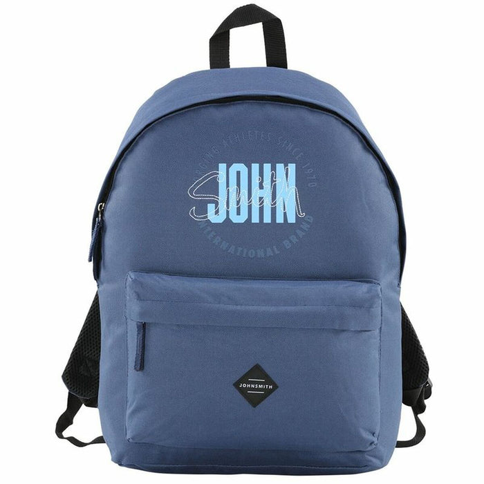 Ghiozdan John Smith M22203-004 Plieno mėlynumo