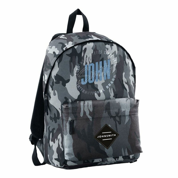 Ghiozdan John Smith M22203-833 Gri Camuflaj Multicolor