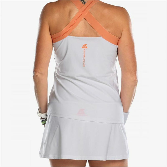 Tricou cu Bretele Damă Bullpadel Acoda Alb