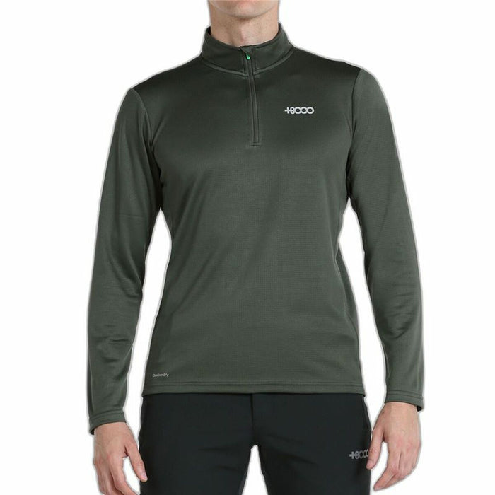 Tricou cu Mânecă Lungă Bărbați +8000 Erro Verde inchis