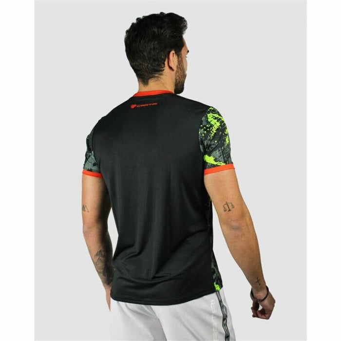 Tricou Sport cu Mânecă Scurtă Cartri Castri Cobra Padel Verde Negru