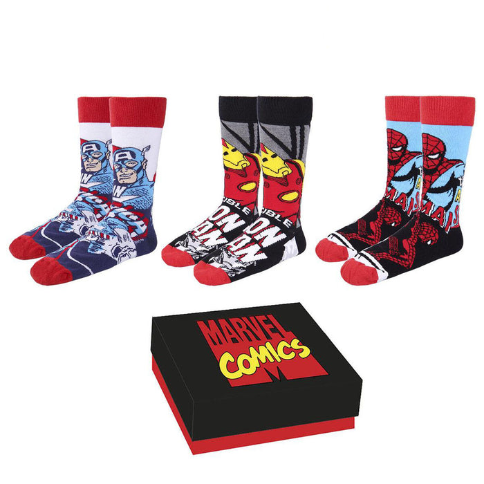 Șosete Marvel Unisex 3 perechi