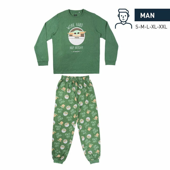 Pijama The Mandalorian Verde inchis (Adulți) Bărbați