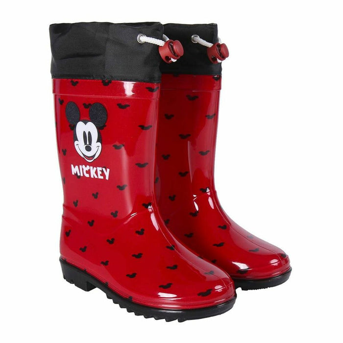 Cizme de Cauciuc pentru Copii Mickey Mouse Roșu