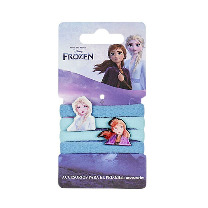 Elastic pentru Păr Frozen 4 Unități Multicolor