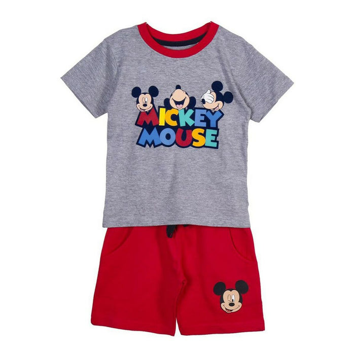 Set de lenjerie/haine Mickey Mouse Gri
