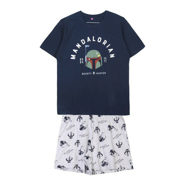 Pijama Boba Fett Albastru închis (Adulți) Bărbați