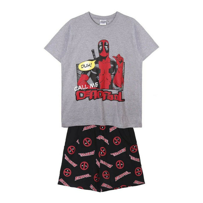 Pijama Deadpool Gri (Adulți) Bărbați