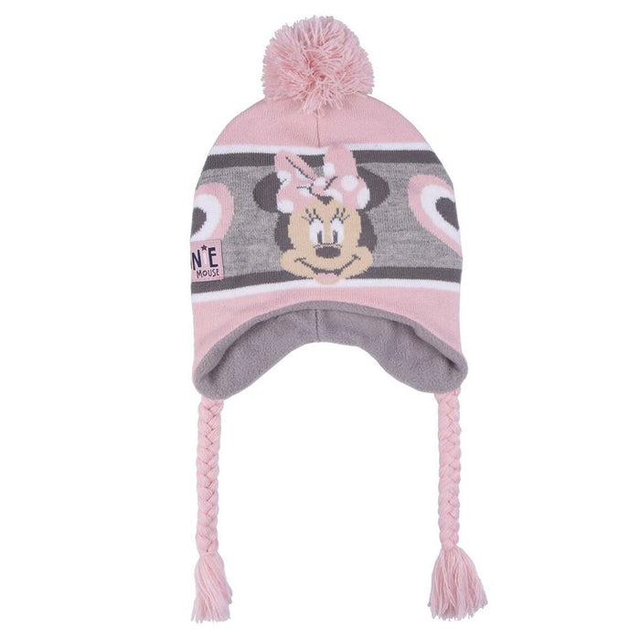 Căciulă pentru Copii Minnie Mouse Roz (Mărime unică)