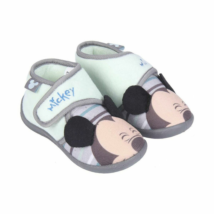 Papucii de Casă Mickey Mouse Verde Verde deschis