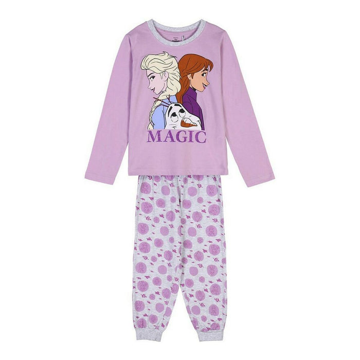 Pijama Infantil Frozen Gri