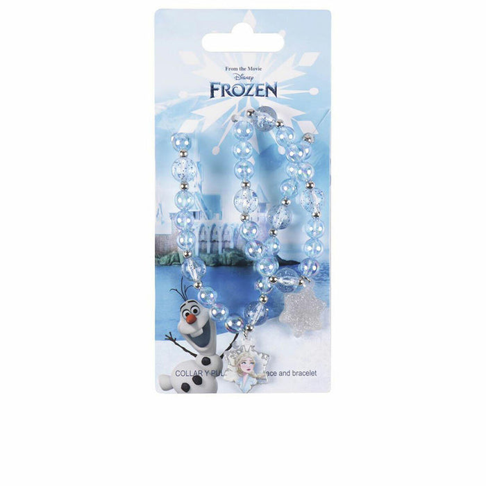 Set Colier și Brățări Frozen Bisuteria Disney Lote Albastru