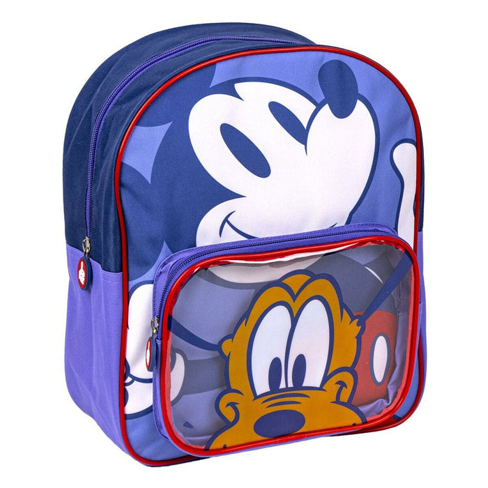 Ghiozdan Mickey Mouse Albastru 25 x 30 x 12 cm