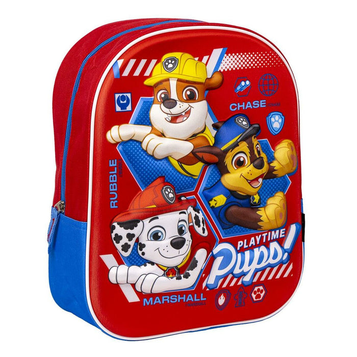 Rucsac pentru Copii 3D The Paw Patrol Roșu 25 x 31 x 10 cm