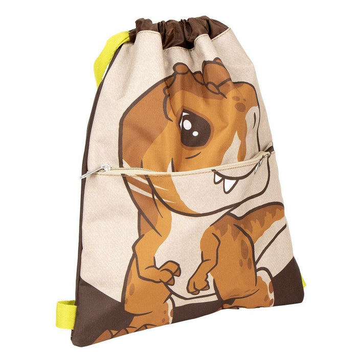 Geantă rucsac pentru copii Jurassic Park Maro Ocru 27 x 33 cm