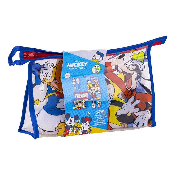 Set de Toaletă pentru Copii de Voiaj Mickey Mouse 4 Piese Albastru
