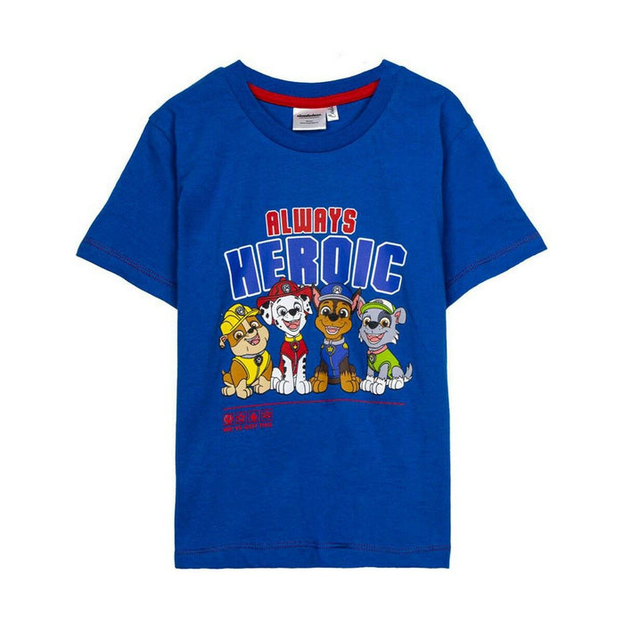 Tricou cu Mânecă Scurtă The Paw Patrol Albastru închis