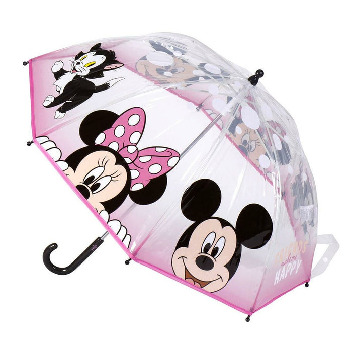 Umbrelă Minnie Mouse Ø 71 cm Roz PoE 45 cm