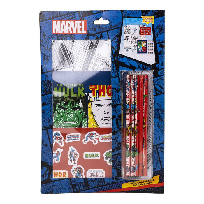 Set de Papetărie The Avengers Albastru