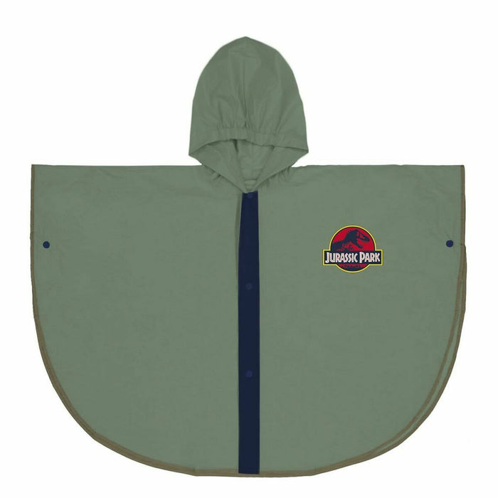 Poncho Impermeabil cu Glugă Jurassic Park Verde