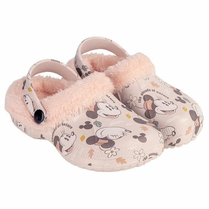 Papucii de Casă Minnie Mouse Roz