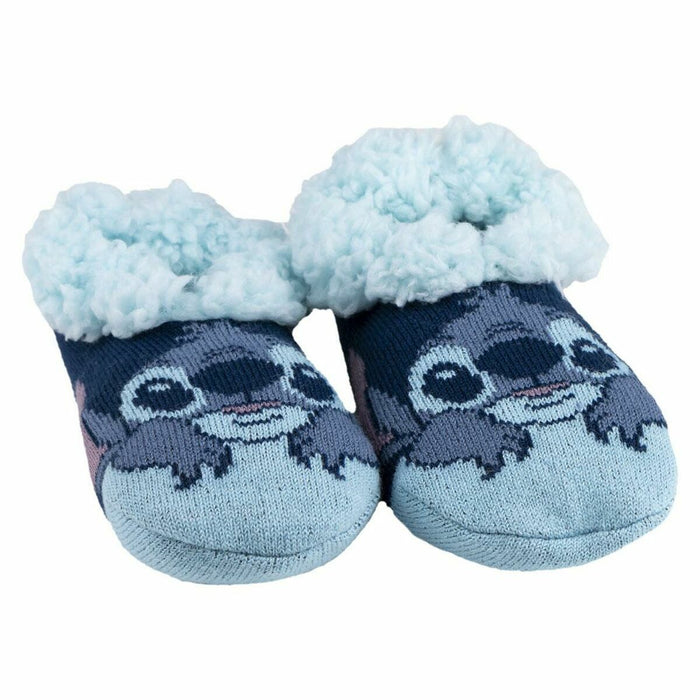 Papucii de Casă Stitch Albastru închis