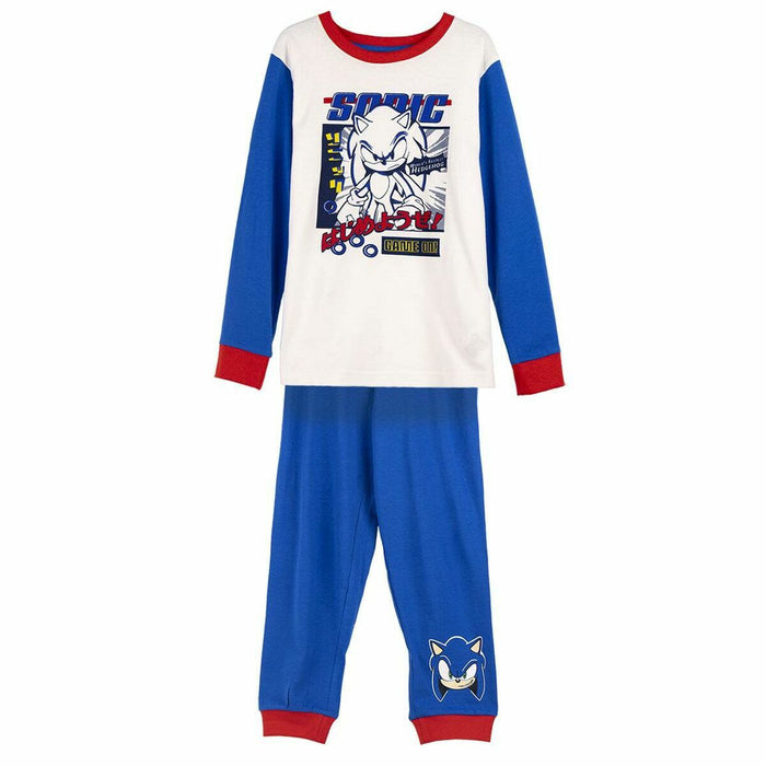 Pijama Infantil Sonic Albastru