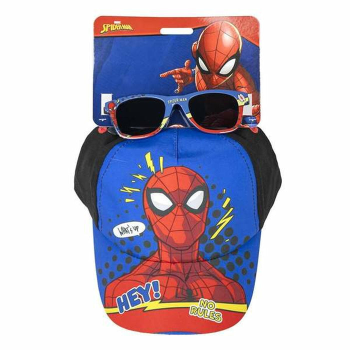 Set de pălărie cu ochelari de soare Spider-Man Infantil 2 Piese