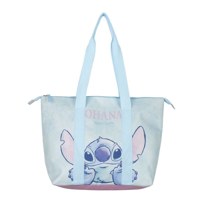 Geantă de Plajă Stitch Roz 48 x 5 x 32 cm Albastru deschis