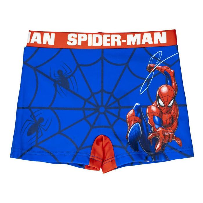 Costumul de Baie Boxer Pentru Copii Spider-Man Roșu