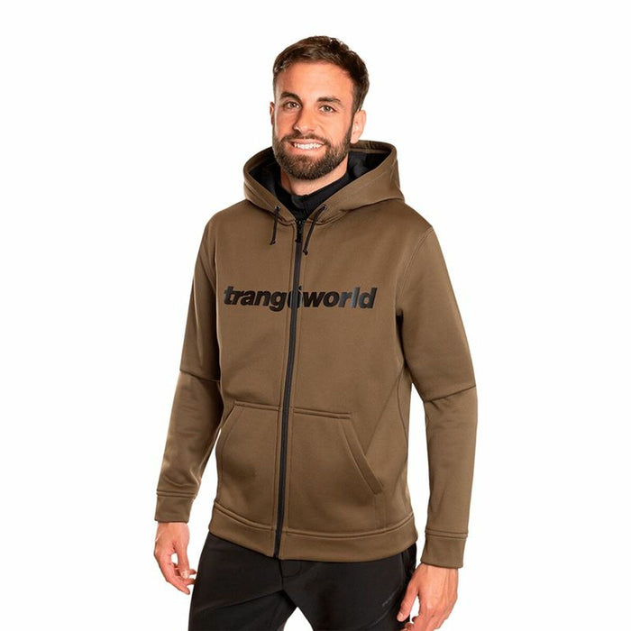 Jachetă Sport de Bărbați Trangoworld Ripon Maro Cu husă