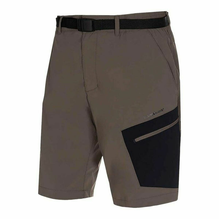 Pantalon Scurt Sport Trangoworld Trangoworld Laruns Gri Munte Multicolor