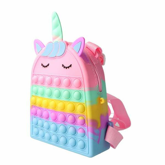 Rucsac pentru Copii Inca Pop-it 16,5 x 20 x 6 cm Unicorn