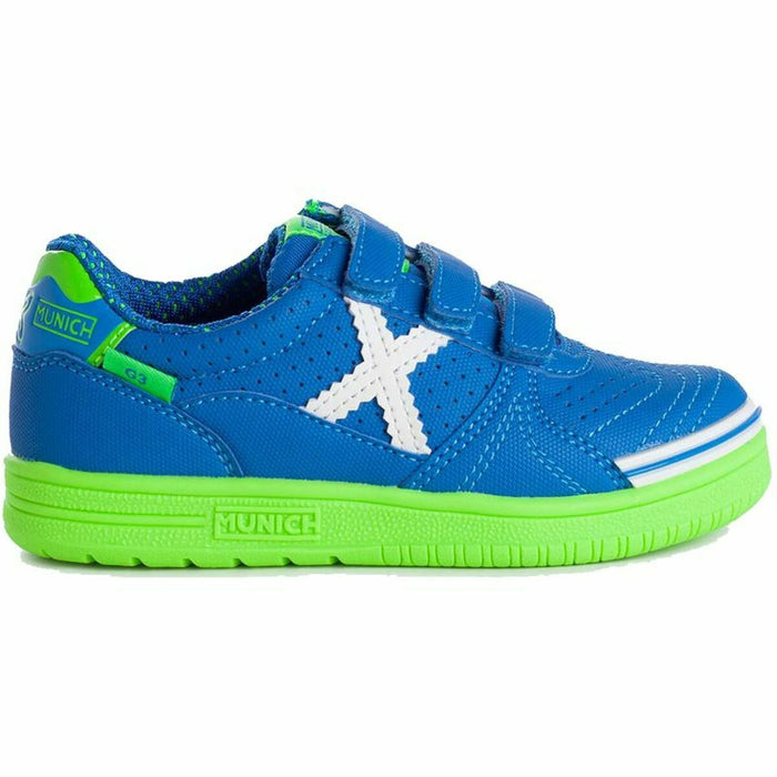 Încălțăminte de Fotbal Sală pentru Adulți Munich G3 Indoor 313 Albastru Unisex