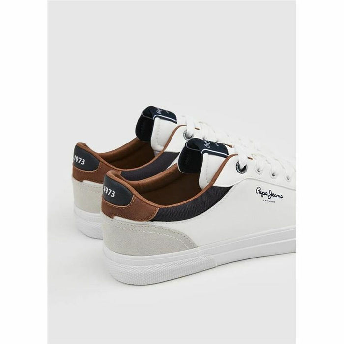 Adidași pentru Copii Pepe Jeans Kenton Court Alb