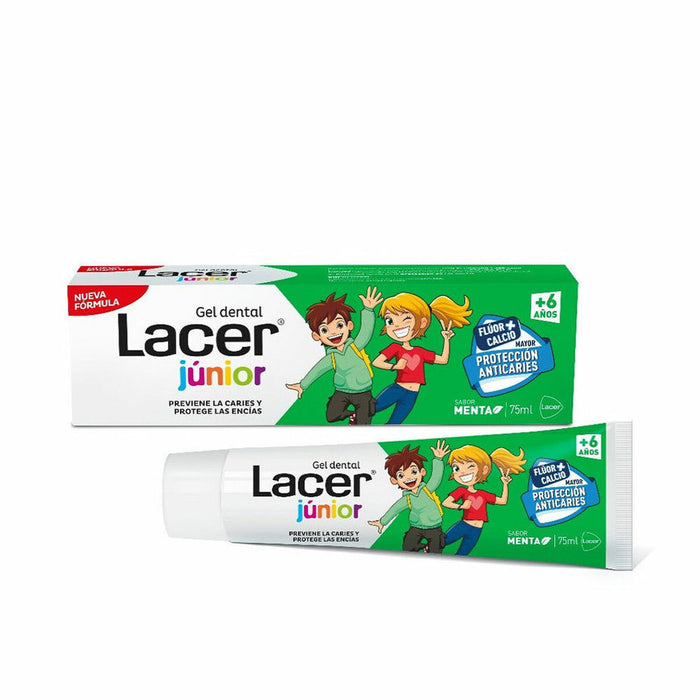 Pastă de dinți Lacer Mentă Junior (75 ml)
