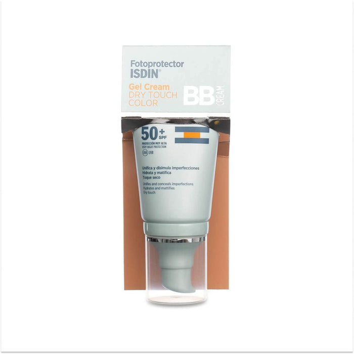 Cremă Hidratantă cu Culoare Isdin Fotoprotector Gel SPF 50+ 50 ml