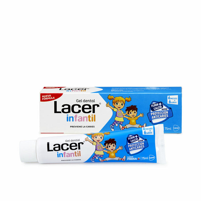 Pastă de dinți Lacer Infantil Căpșună (75 ml)