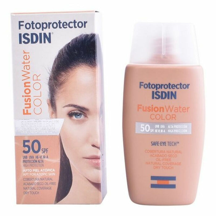 Protector Solar Fusion Water Isdin 690018148 Spf 50 (50 ml) Medium Spf 50 50 ml