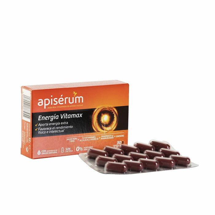 Supliment Alimentar Apiserum Energía Vitamax 30 Unități