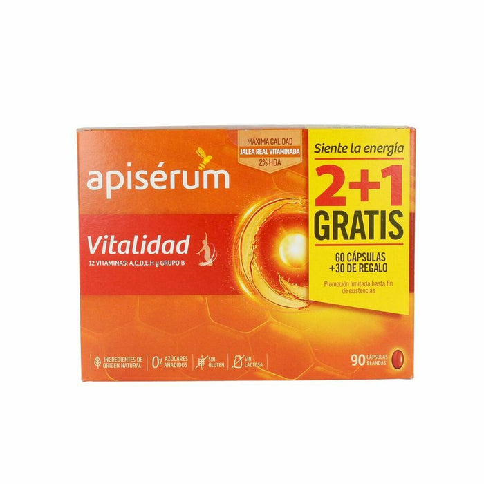 Supliment Alimentar Apiserum Vitalidad 90 Unități